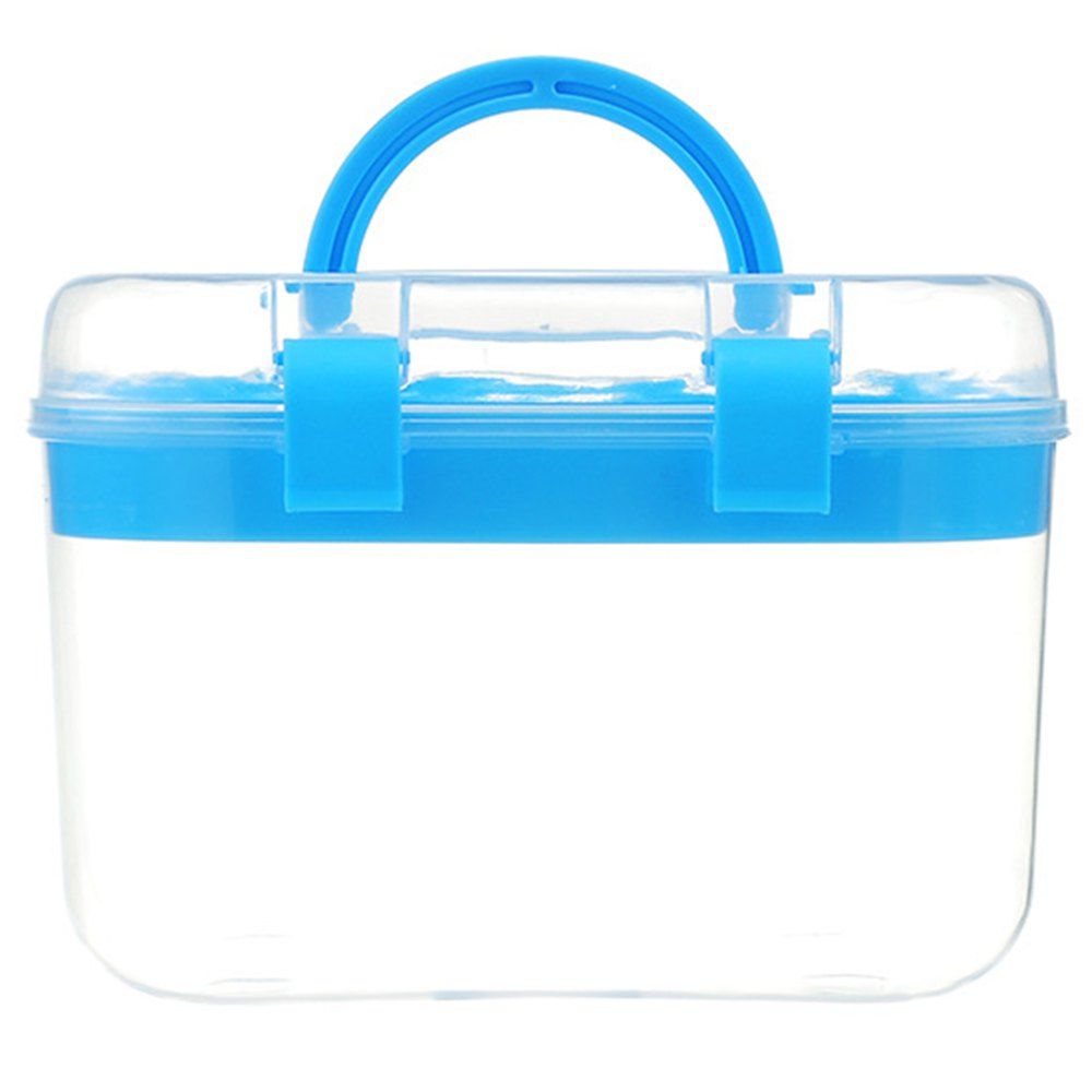 

Multipurpose Display Case Plastic Jewelry Storage Box, Blue dress