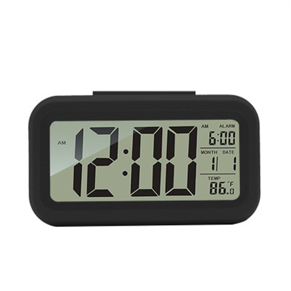 

Creative Fashion Bright Light Small Alarm Clock, Black