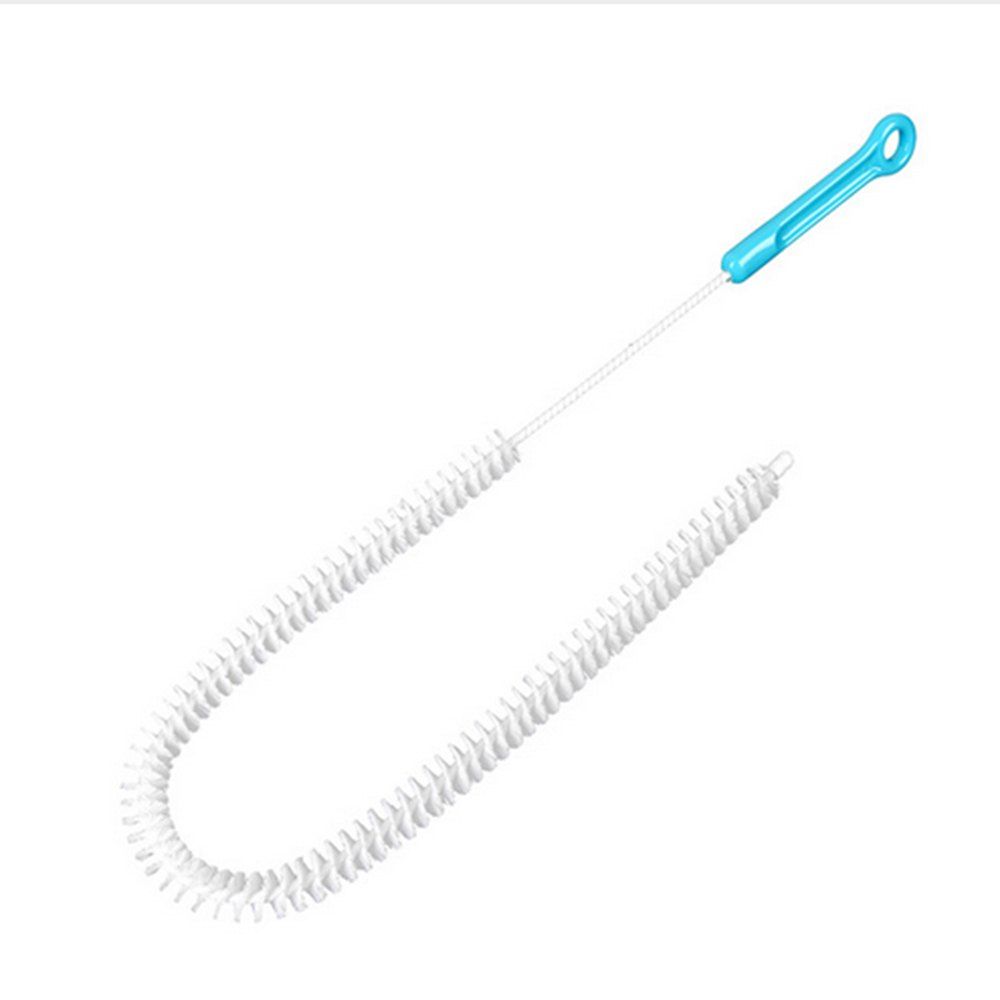 

Sewer Cleaning Brush Bendable Sink Tub Toilet Dredge Pipe Tools, Blue