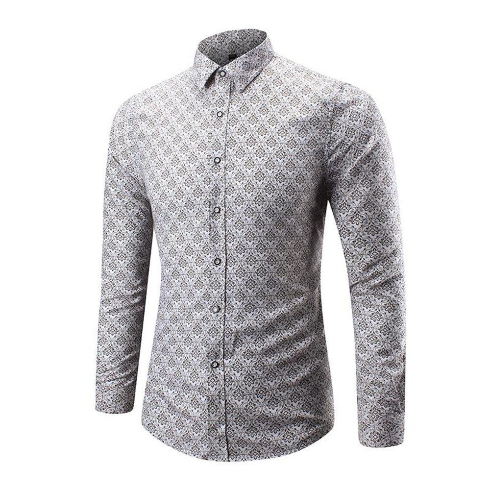 

New Men's Long Sleeve Shirts, Cool white