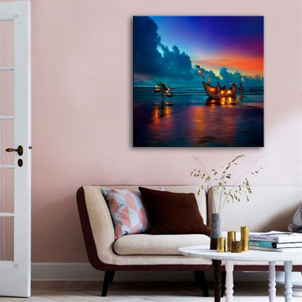 

Special Design Frameless Paintings Regression Print, Multi