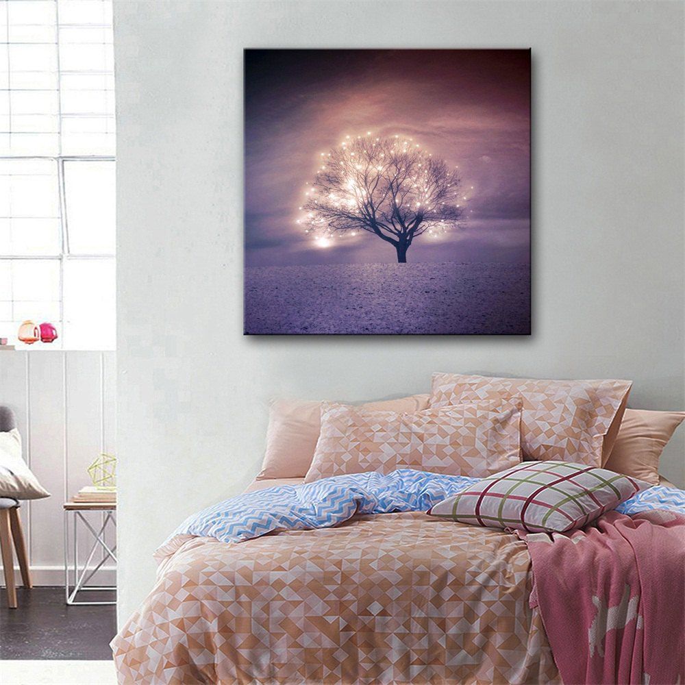 

Special Design Frameless Paintings Glittering Light Print, Multi