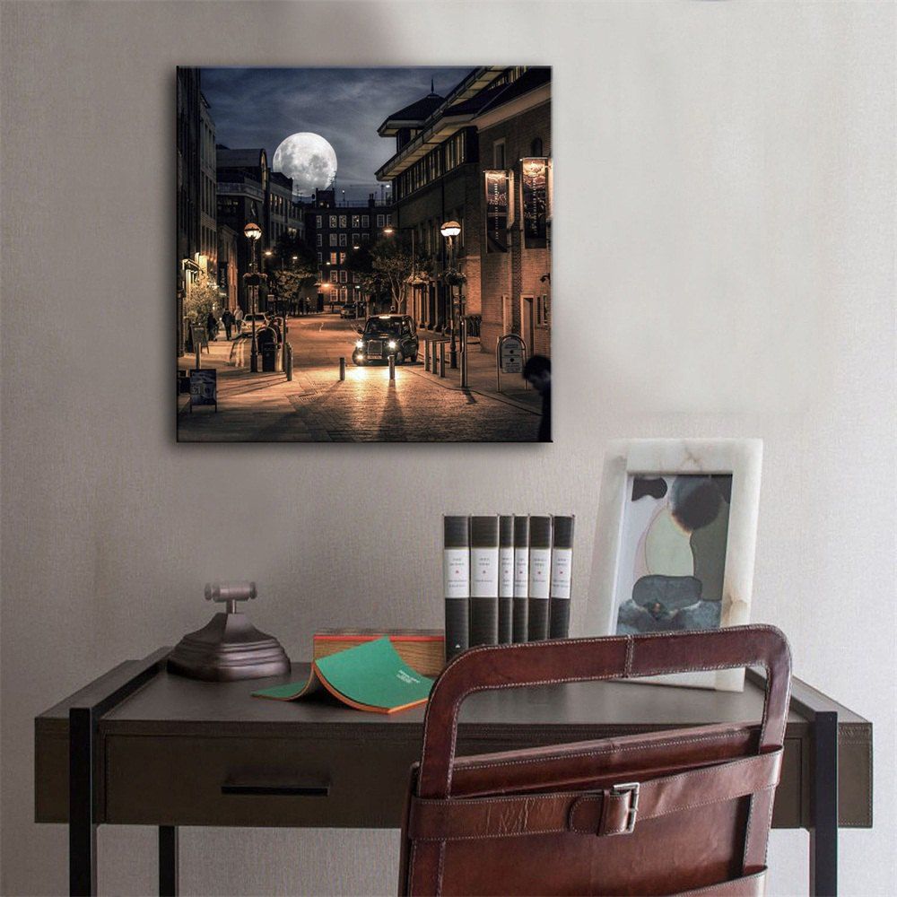 

Special Design Frameless Paintings Street Print, Multi