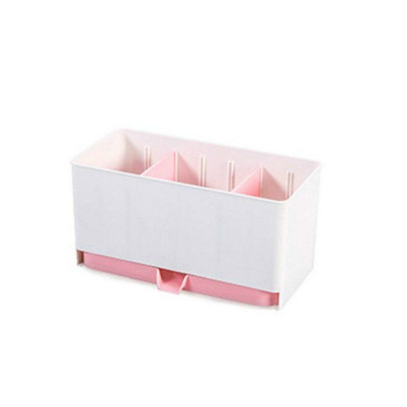 

Three Colors Kitchen Thick Drain Chopsticks Cage Tableware Rack Storage Box, Pink