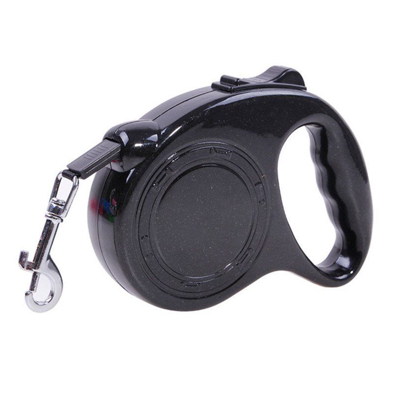 

3 Meters Automatic Retractable Pet Dog Leash Nylon Rope, Black