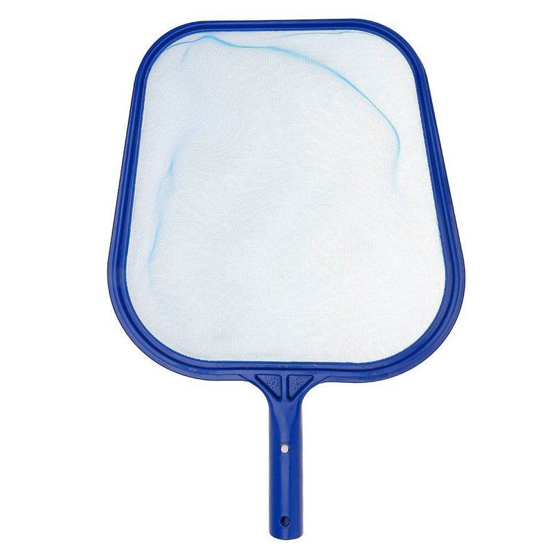 

New Professional Swimming Pool Clean Fishing Leaves Net Rake Mesh Frame Skimmer, Blue