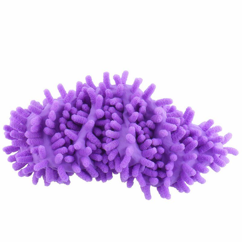 

New Household Lazy Person Sweep the Floor Shoe Covers, Purple
