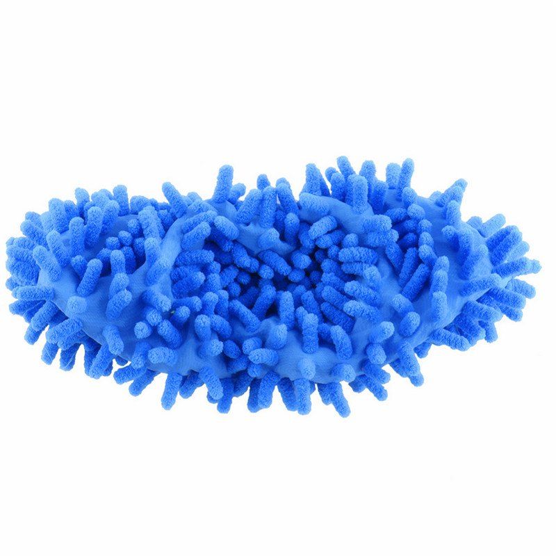 

New Household Lazy Person Sweep the Floor Shoe Covers, Day sky blue