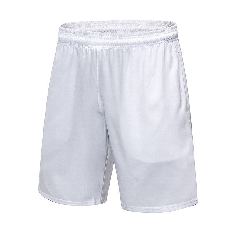 

Men'S Run Shorts Fitness Quick Dry Breathable Leisure Beach Solid Sport Slacks, White