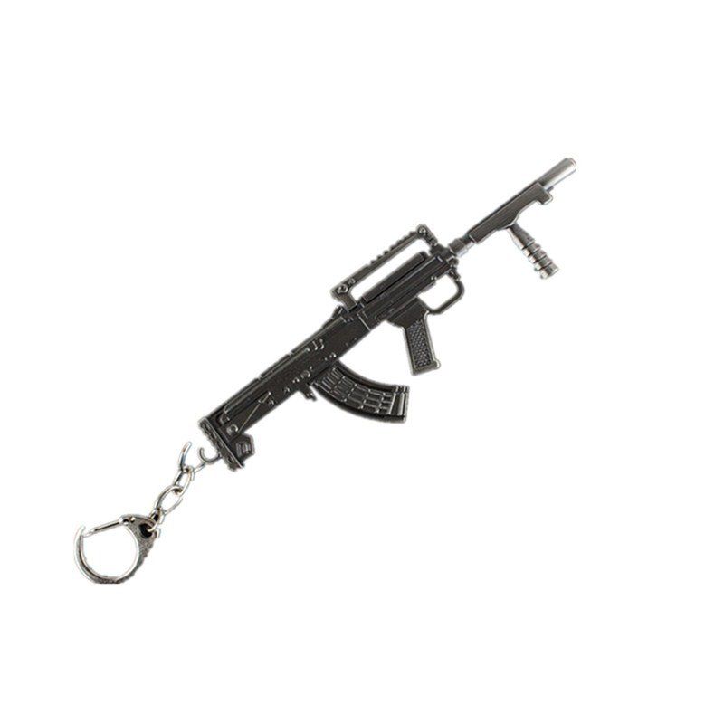 

Game Rifle Model Battlegrounds Cosplay Props Alloy Armor Key Chain, Black