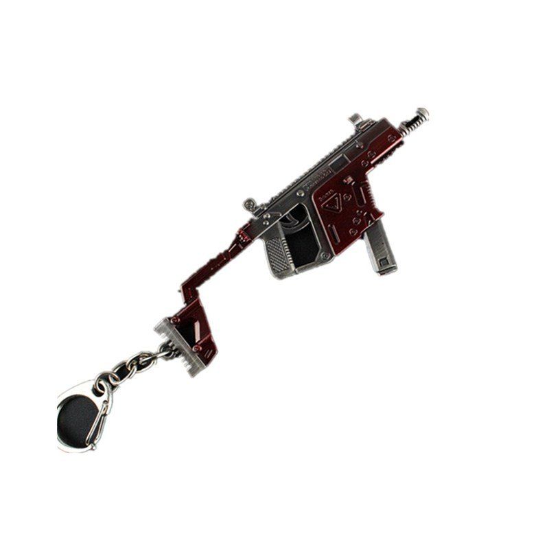 

Game Rifle Model Battlegrounds Cosplay Props Alloy Armor Key Chain, Valentine red