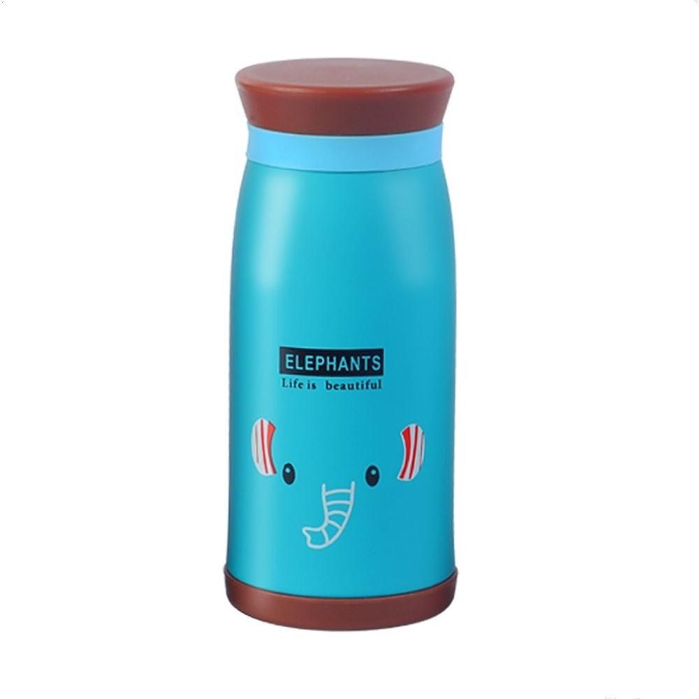

Creative Cute Children Water Cup Student Thermos Bottle, Turquoise