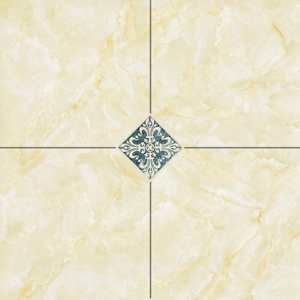 

Floor Tile Living Room Bedroom Wear-Resistant Waterproof Diagonal Stickers F009, Multi-a