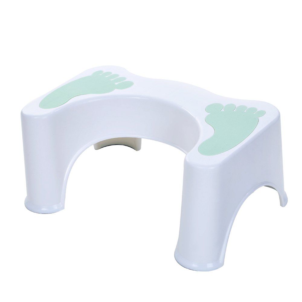 

Thickening Plastic Toilet Seat Footrest, Light jade