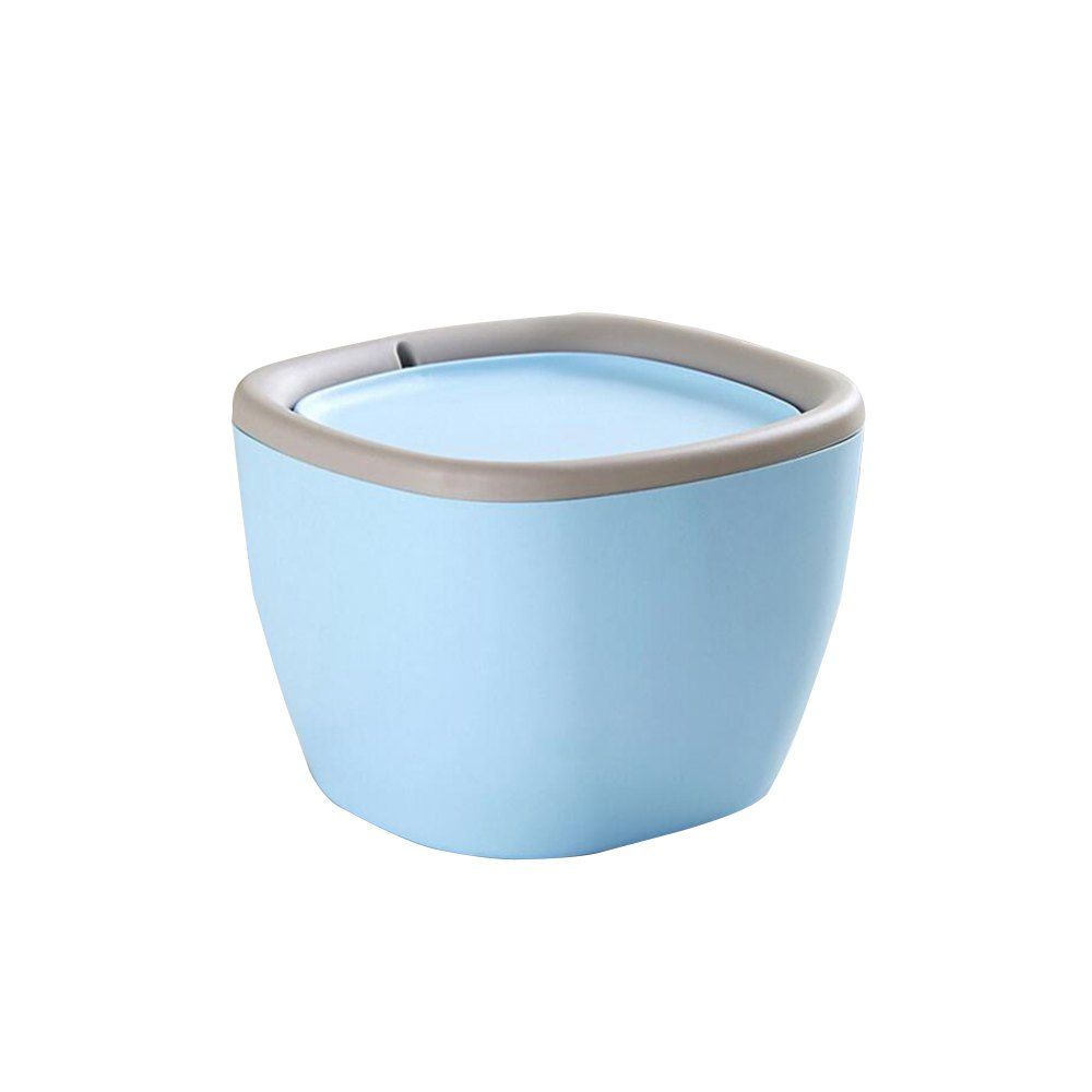 

Mini Rocker Desktop Trash Can, Day sky blue