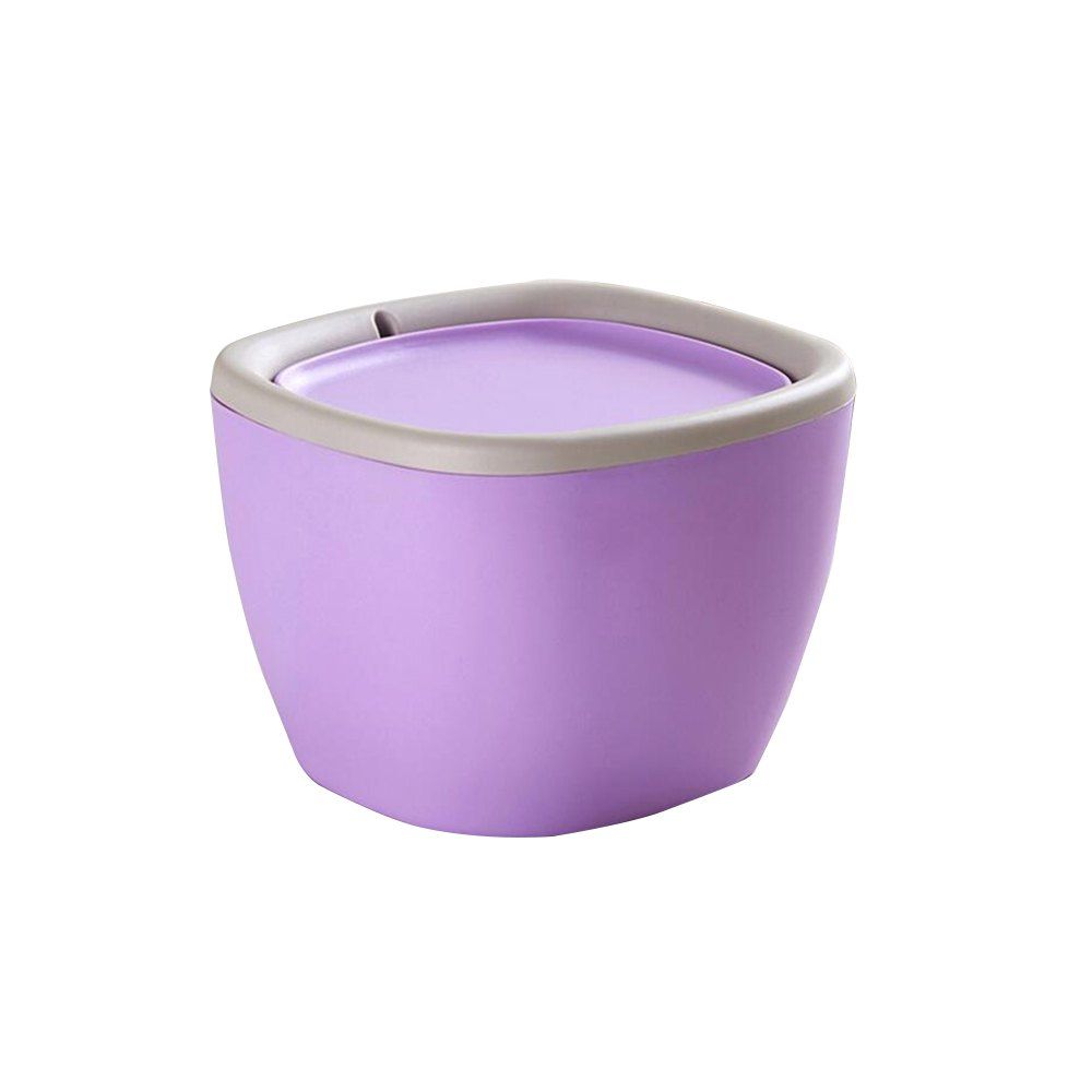 

Mini Rocker Desktop Trash Can, Mauve