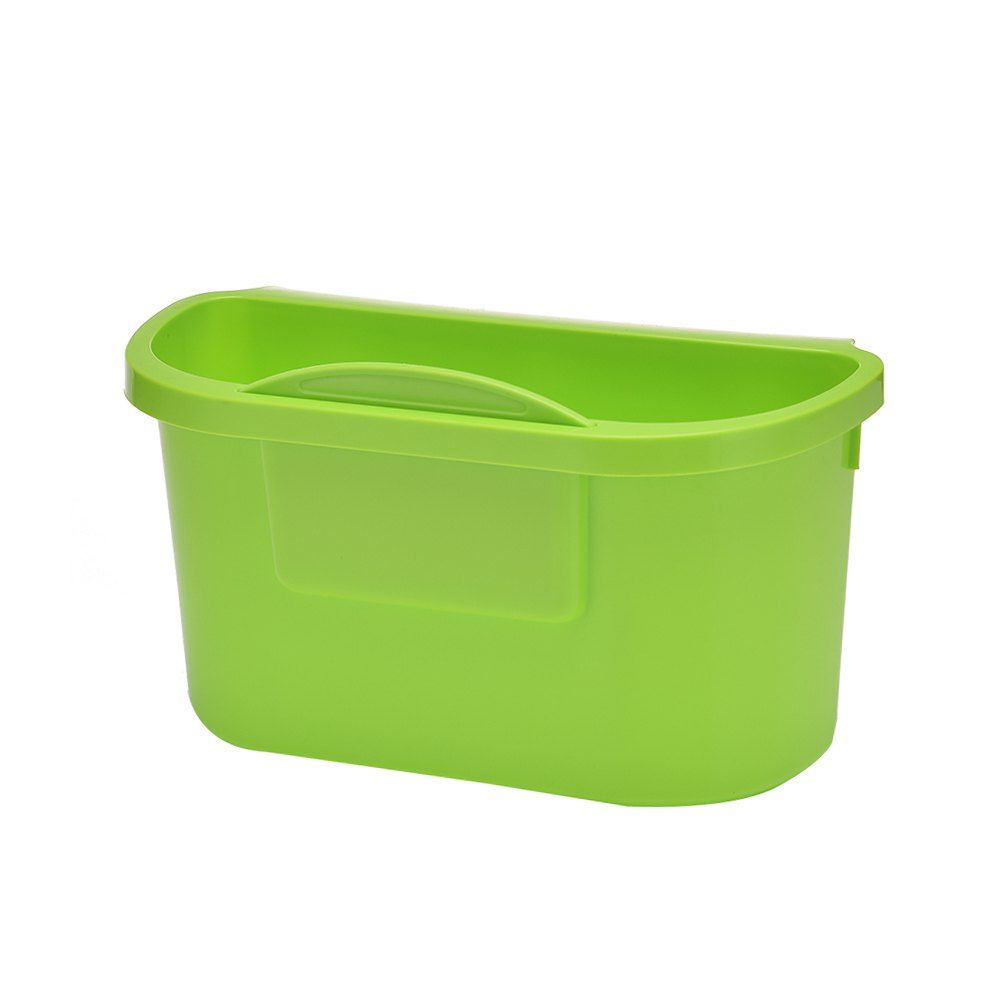 

Hanging Garbage Box with Scraper, Green yellow