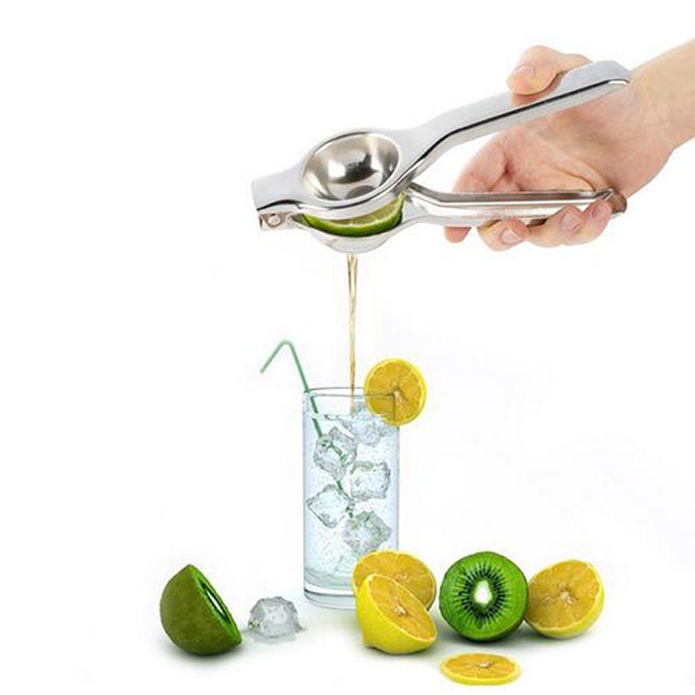 

Stainless Steel Manual Lemon Squeezer for Kitchen Tool, Platinum