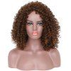Perruque synthétique Afro bouclée courte de cheveux de mode de Brown pour l'Afro-américain - marron foncé 14INCH