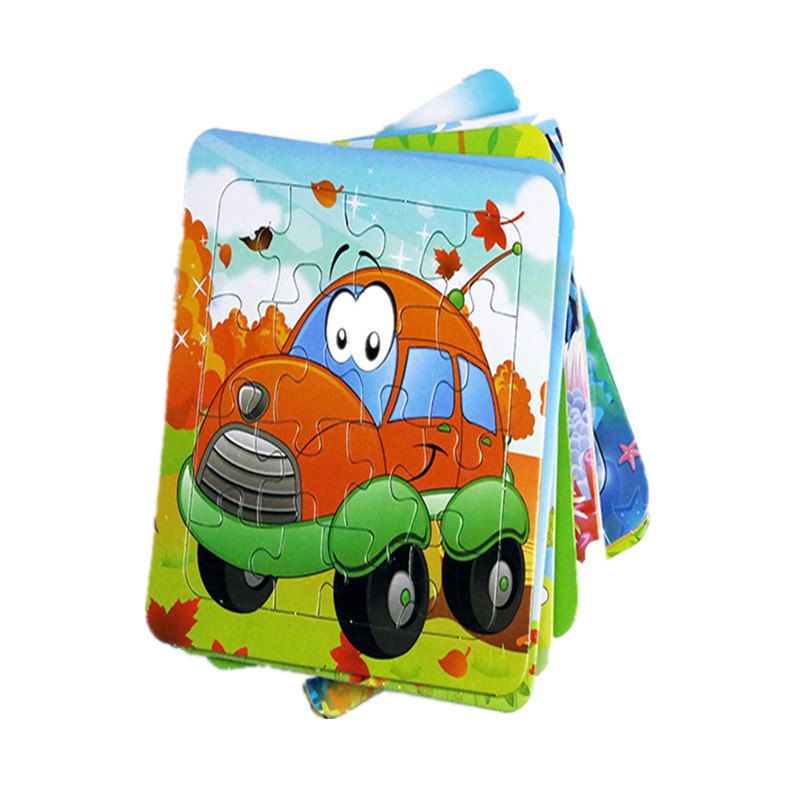 

Paper Cartoon Puzzle Children Baby Early Education Toy, Multi