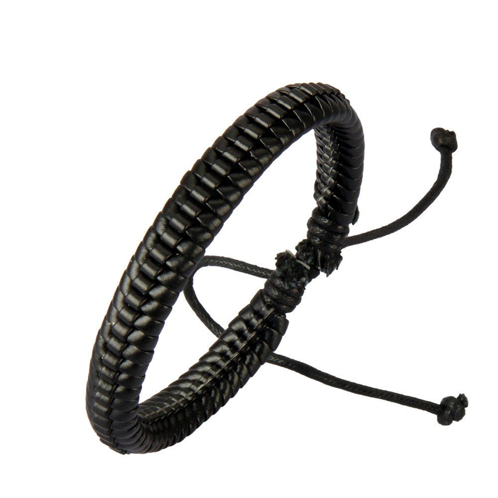 

Fashion Ornament Weave Multi Color Rope Bracelet, Black