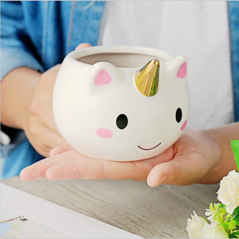 

Creative Ceramic Mug 3D Animation Model Lovely Gift for Girl, Multi