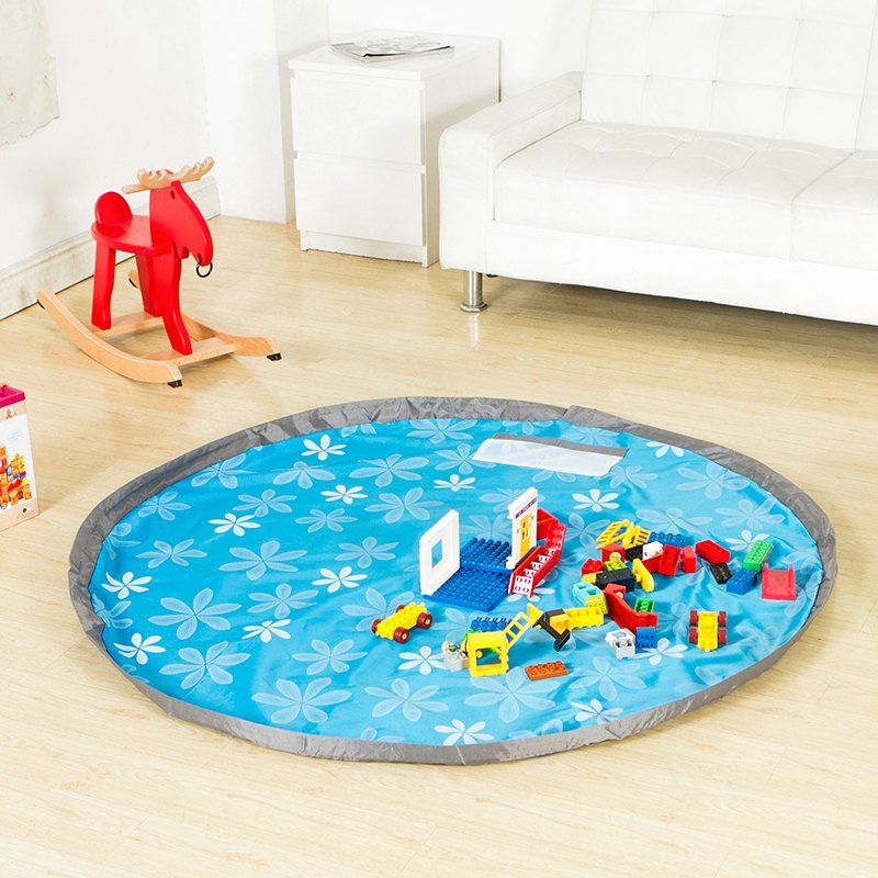 

Bunch of Children's Toys Storage Bag Thickened Trumpet Quick Finishing, Day sky blue