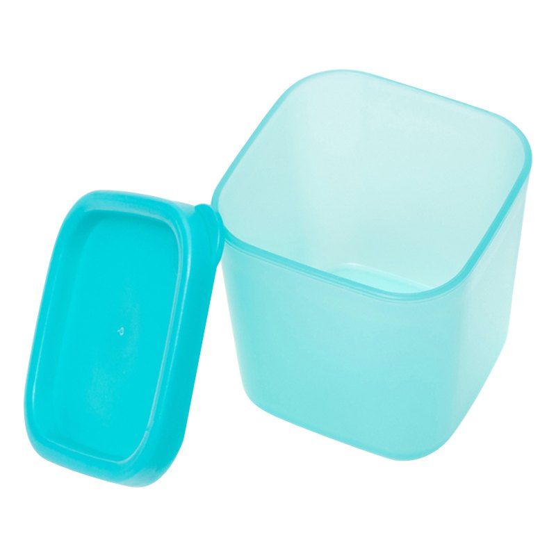 

Mini Food Crisper Kitchen Refrigerator Plastic Grains with Lid Sealing Pot, Butterfly blue