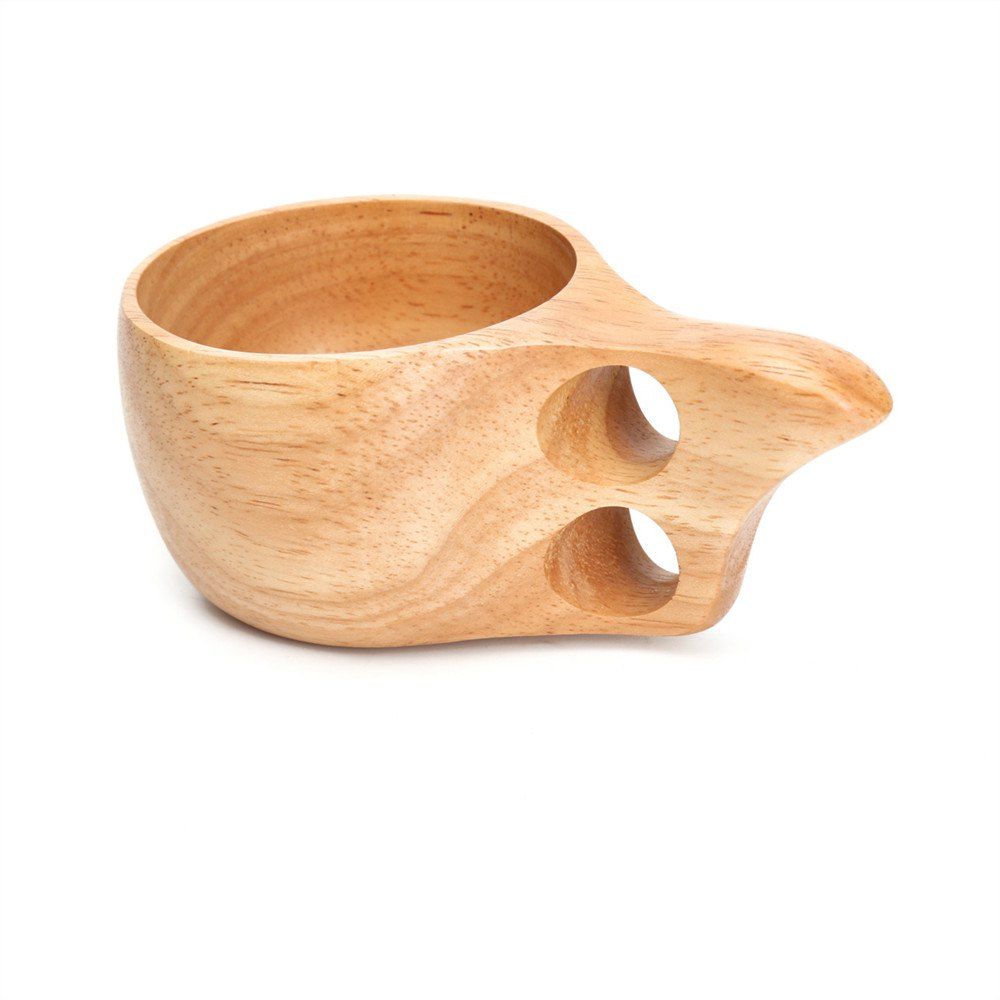

Natural Rubber Wood Milk Cup