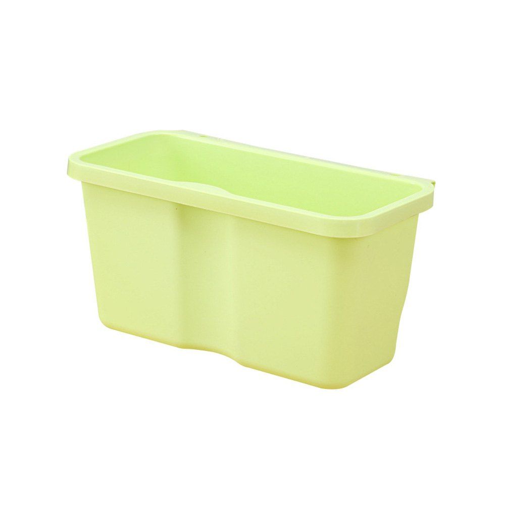

Kitchen Plastic Hanging Trash Can, Tea green