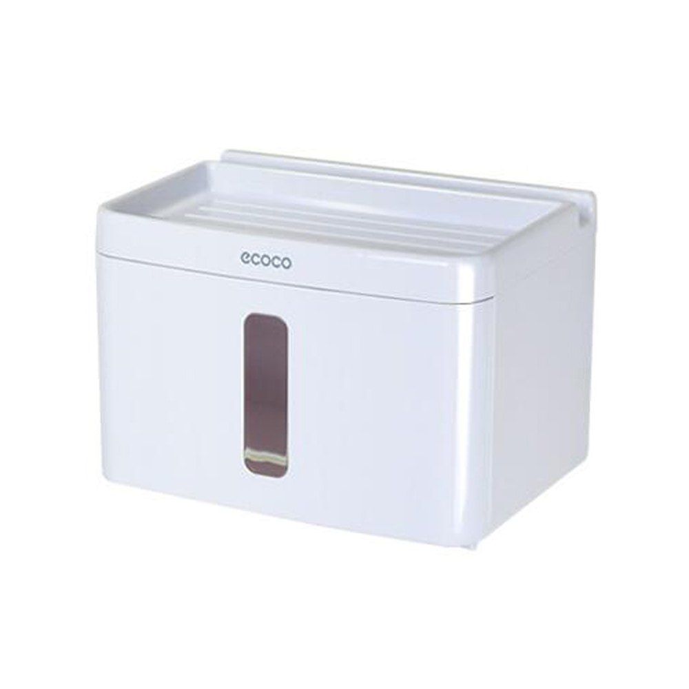 

Bathroom Suction-Free Suction Cup Tissue Box, White