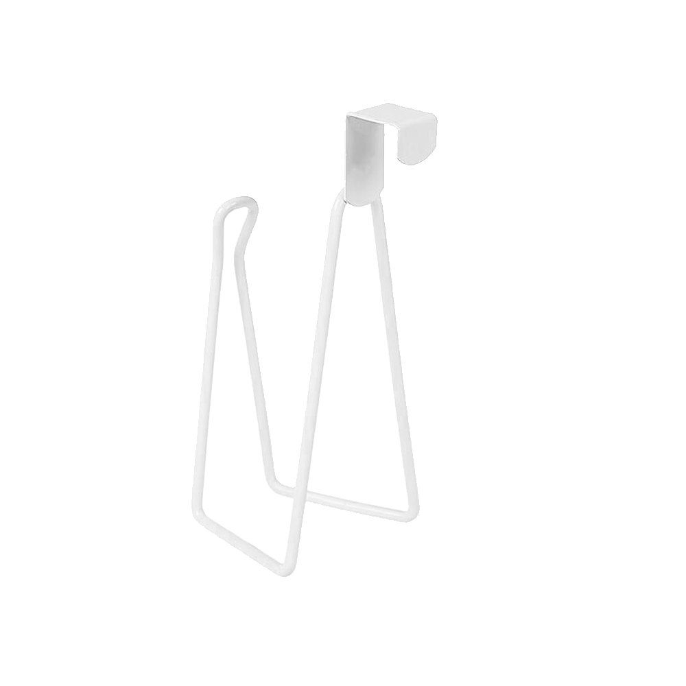 

Wrought Iron Door Back Towel Storage Rack, White