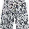 Shorts lâches imprimé fleuri plage - multicolor E L