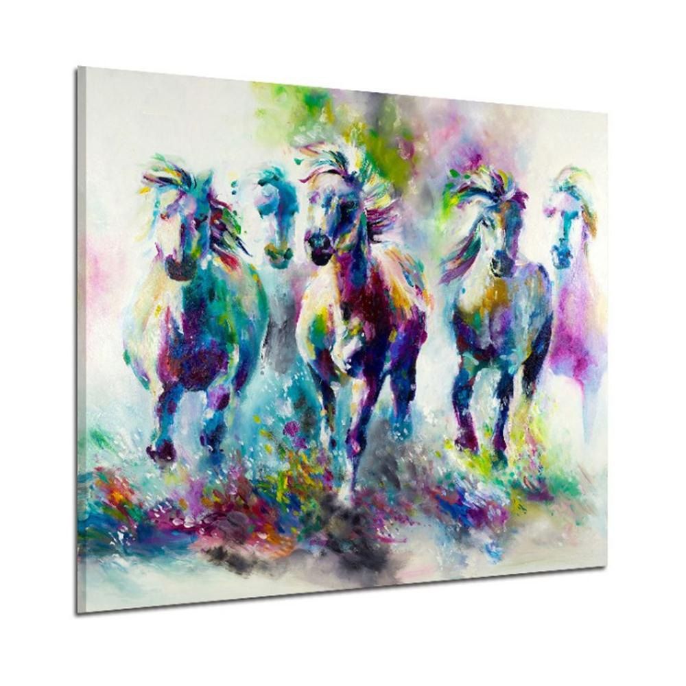 

Watercolor Animal Sitting Room Decorative Oil Painting, Multi
