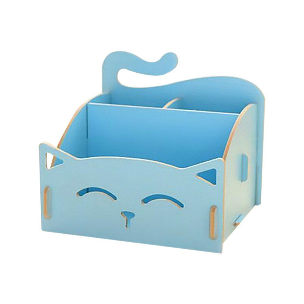 

Wooden Storage Box for Jewelry Organizer, Light sky blue