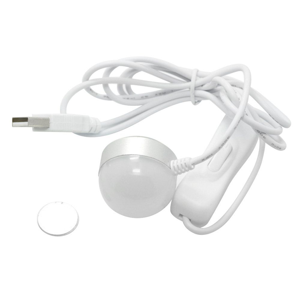

BRELONG USB Night Light 6LED With Magnet Mini learning Desk Lamp, White