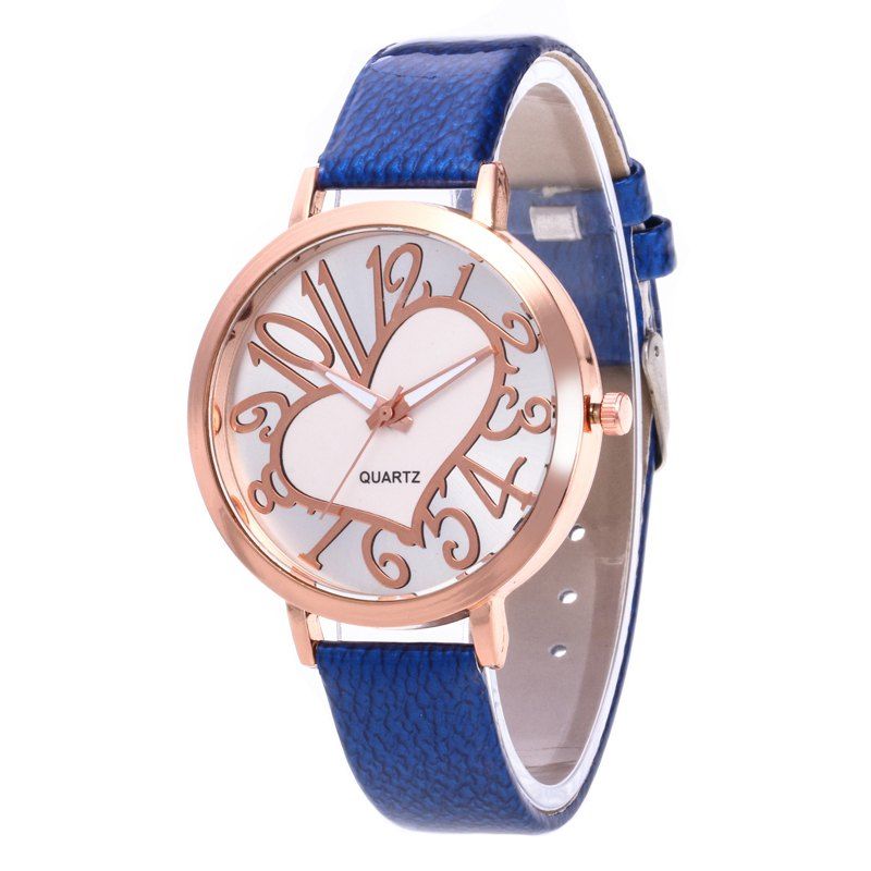 

Love Arabic Numerals Dial Women Watch, Royal blue
