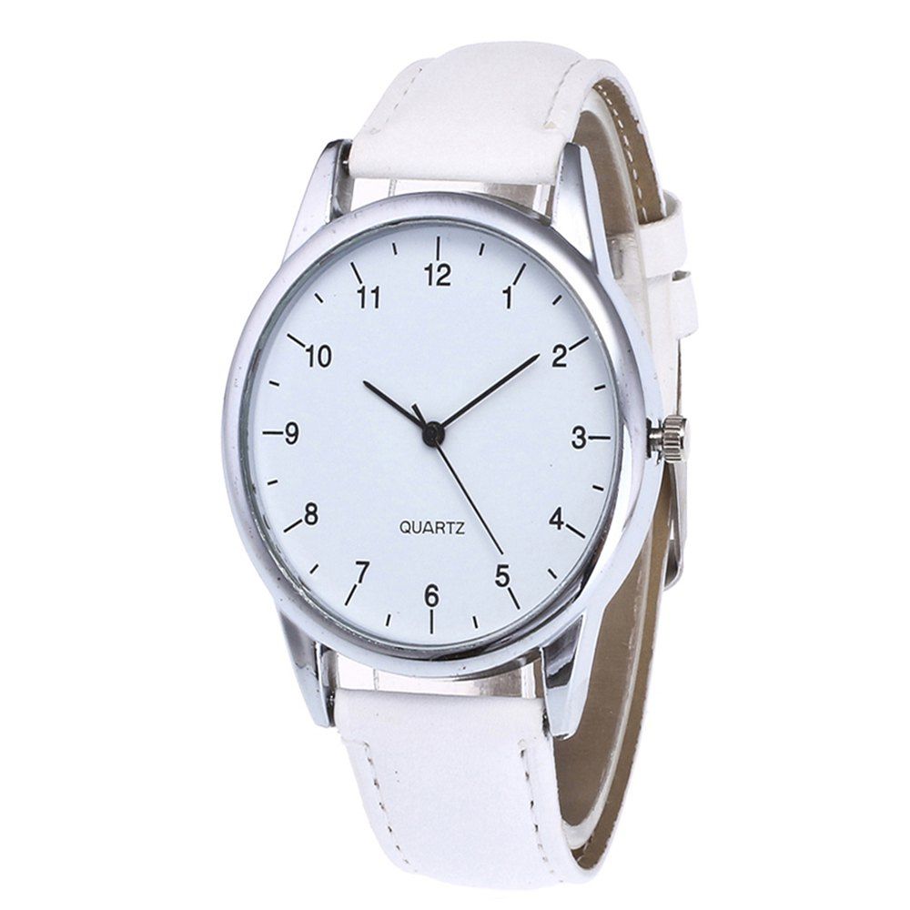 

Stylish Simple Men Watch, White