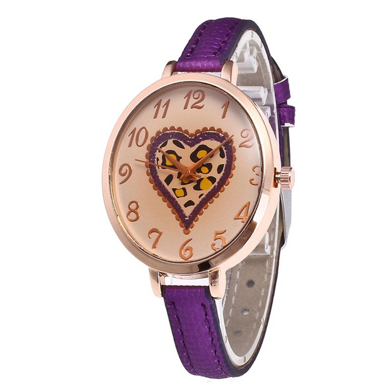 

Love Tea Color Dial Women Watch, Purple