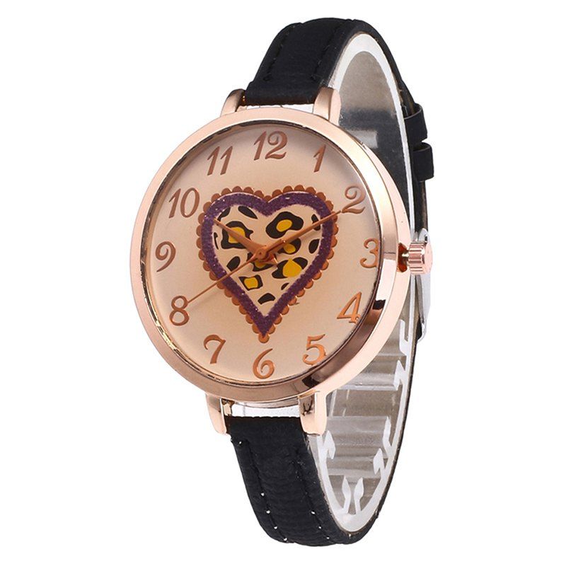 

Love Tea Color Dial Women Watch, Black