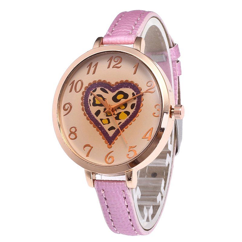 

Love Tea Color Dial Women Watch, Pink