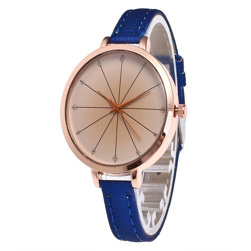 

Tea Color Dial Women Quartz Watch, Royal blue