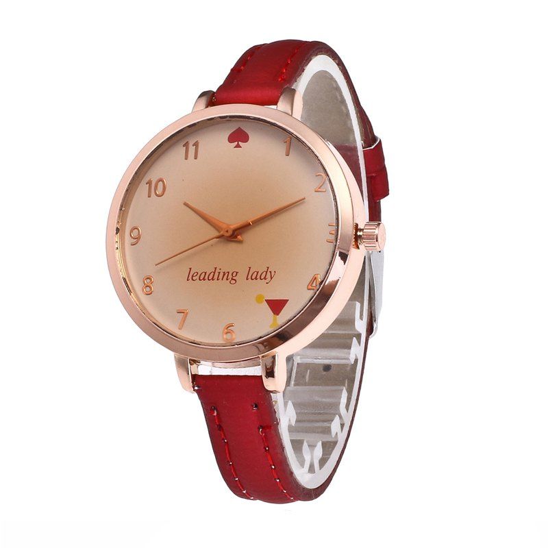 

Tawny Alphabet Leather Watch, Chilli pepper