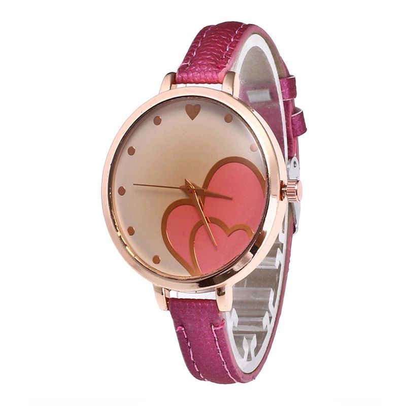 

Love Tea Women Quartz Watch, Rose red