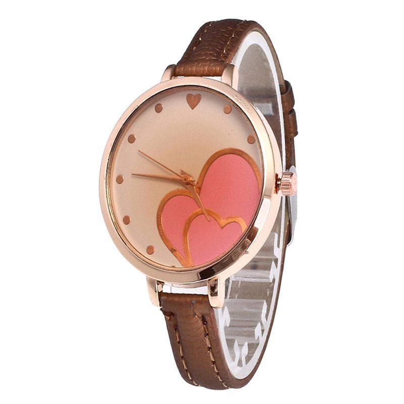 

Love Tea Women Quartz Watch, Coffee