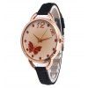 Butterfly Tea Femmes Quartz Montre - Noir 