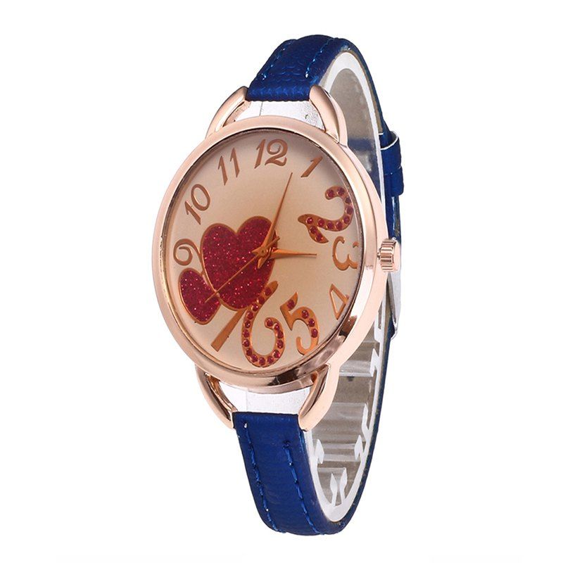 

Red Heart Women Quartz Watch, Royal blue
