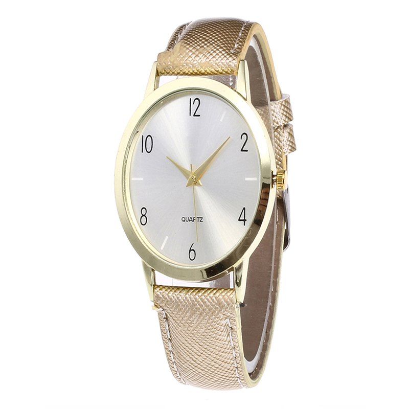 

Fashionable Leather Quartz Watch, Cornsilk