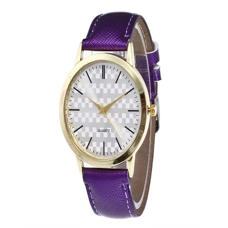 

Fashion Alloy Quartz Watch, Purple