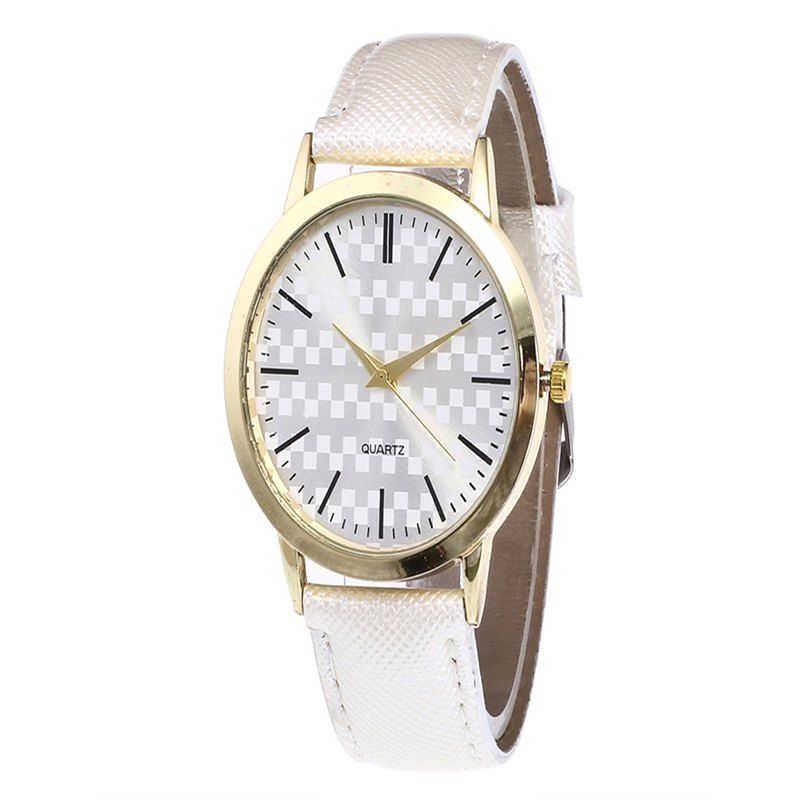 

Fashion Alloy Quartz Watch, White